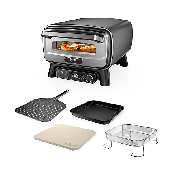 Ninja Artisan Electric Outdoor Pizza Oven & Air Fryer - Black | MO201UK