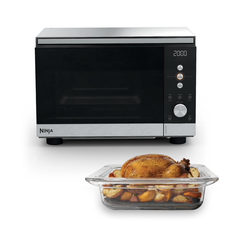 Ninja Crispi Microwave Air Fryer & Oven - Silver | MW101UK