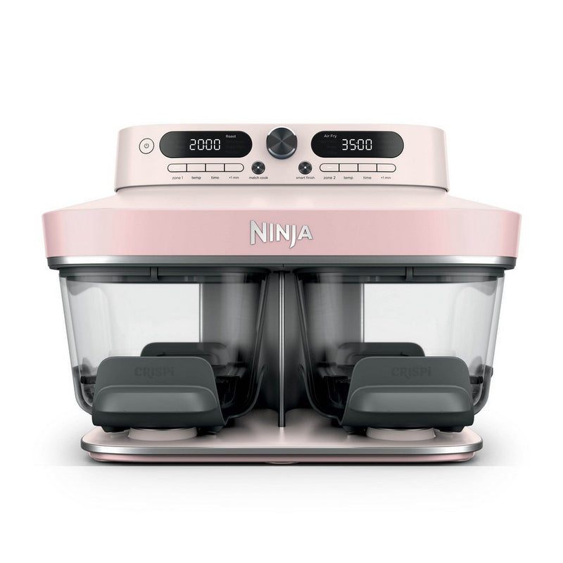 Ninja Crispi Dual Zone Glass Air Fryer - Rose Quartz | DD102UKPK1