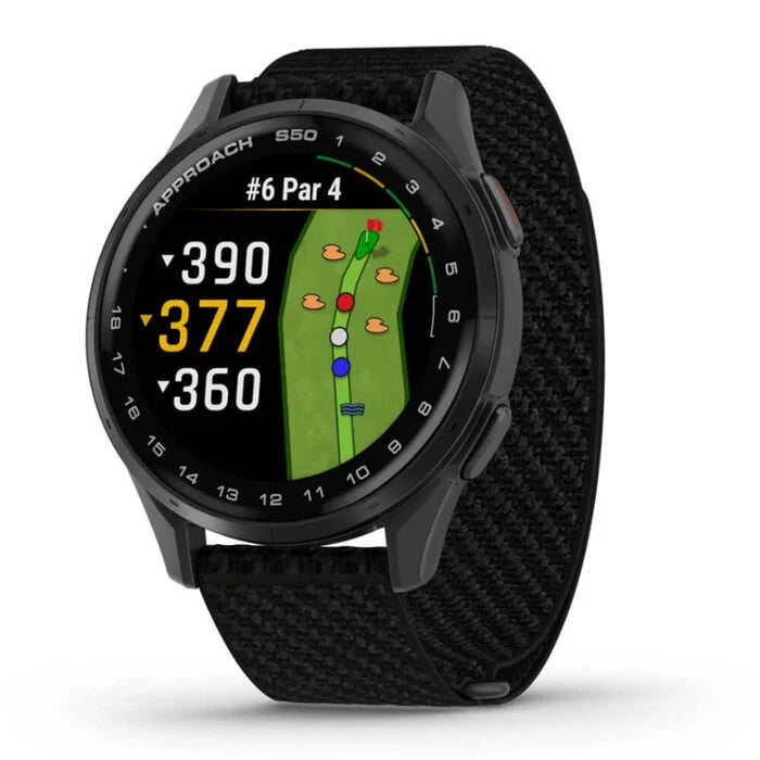Garmin Approach S50 GPS Golf Watch - Black | 49-GAR-010-03010-00