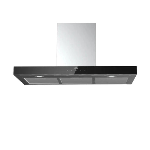 Belling 90cm Linear Chimney Cooker Hood - Stainless Steel & Black | LIN900STA