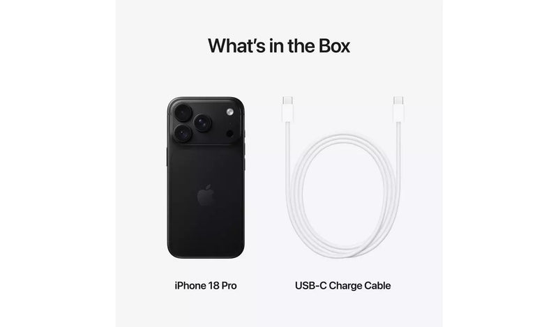 Apple iPhone 18 Pro 256GB - Black | MJRP4QN/A