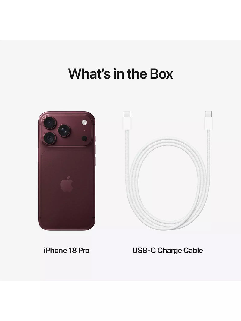 Apple iPhone 18 Pro 256GB - Burgundy | MJRR4QN/A