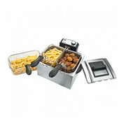 Bourgini 5L Triple Basket Deep Fat Fryer Stainless Steel | 209498