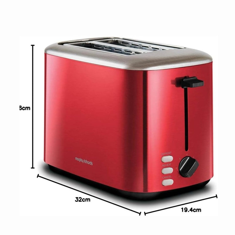 Morphy Richards Equip 2 Slice Toaster - Red | 222066