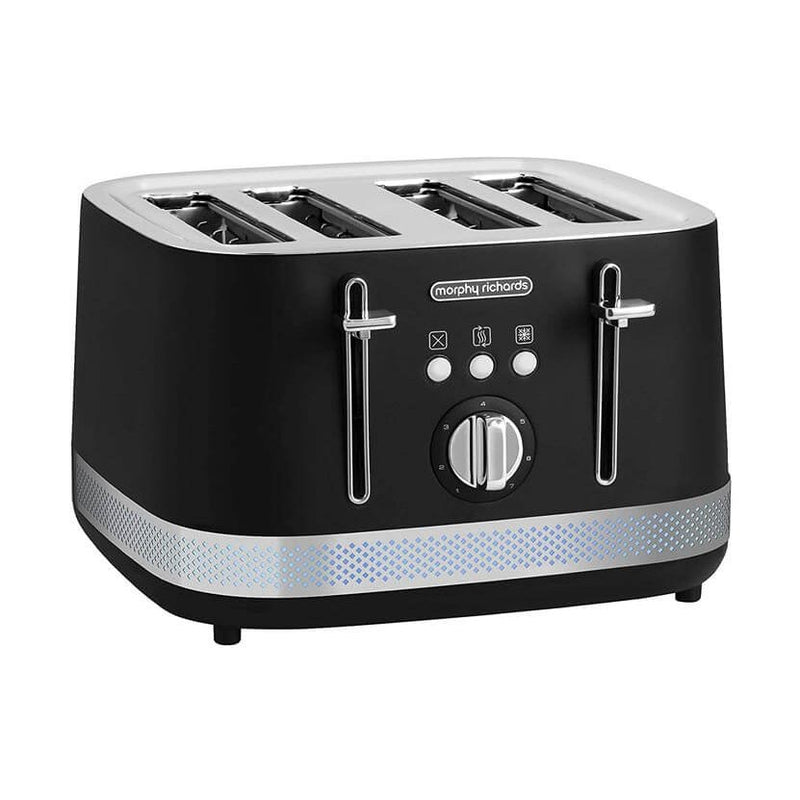 Morphy Richards Illumination 4-Slice Toaster - Black | 248020