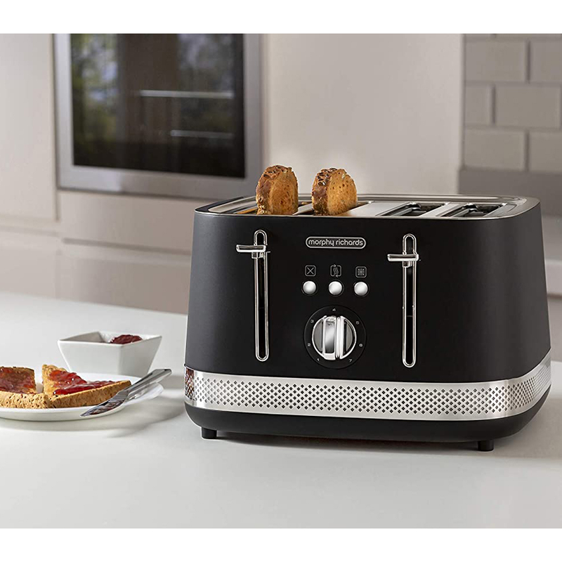 Morphy Richards Illumination 4-Slice Toaster - Black | 248020