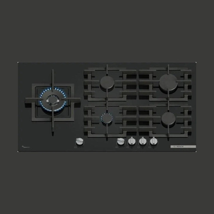 Bosch PPM9A6I40 Series 6 90cm 5 Burner Gas Hob - Black