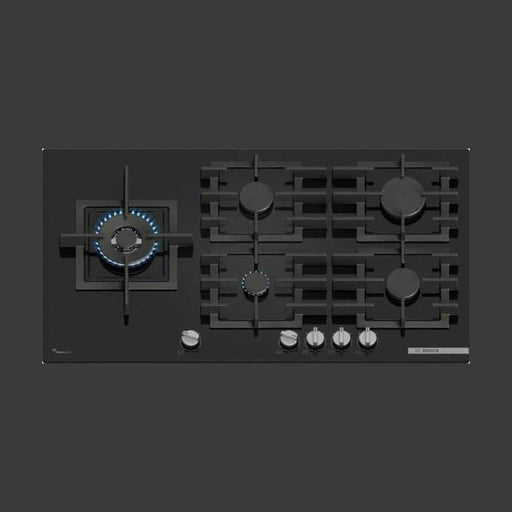 Bosch PPM9A6I40 Series 6 90cm 5 Burner Gas Hob - Black