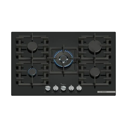 Bosch Series 6 75cm Wide Burner Gas Hob Black | PPQ7A6I40