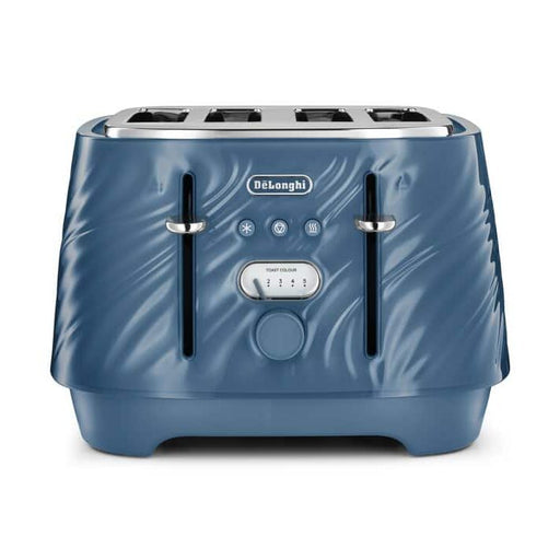 De'Longhi Ballerina Seta 4 Slice Toaster - Blue