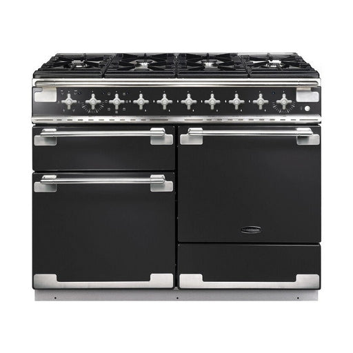 Rangemaster Elise 110cm Dual Fuel Range Cooker Charcoal Black ELS110DFFCB