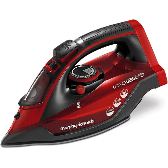 Morphy Richards 2400W Easy Charge Cordless Iron - Red | 303250