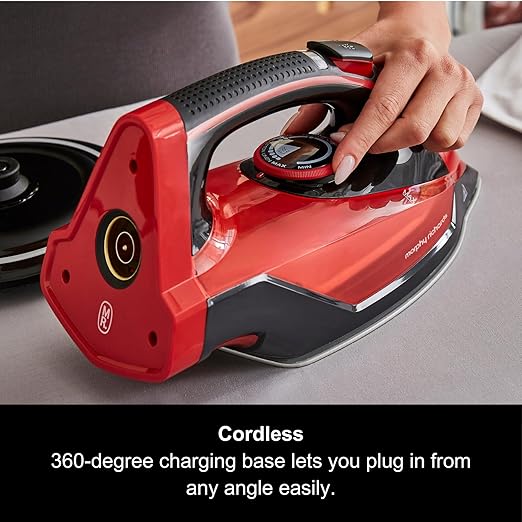 Morphy Richards 2400W Easy Charge Cordless Iron - Red | 303250