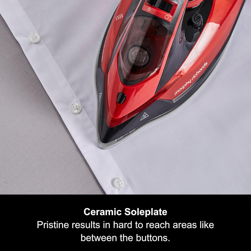 Morphy Richards 2400W Easy Charge Cordless Iron - Red | 303250