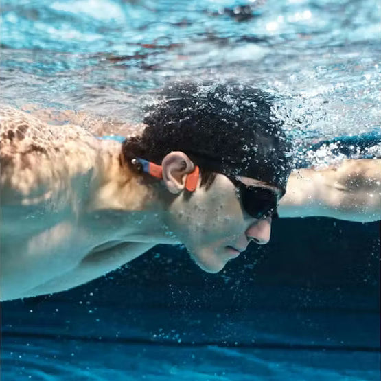 Shokz Open Swim Pro Wireless Earbud - Red | 38-S711-ST-RD