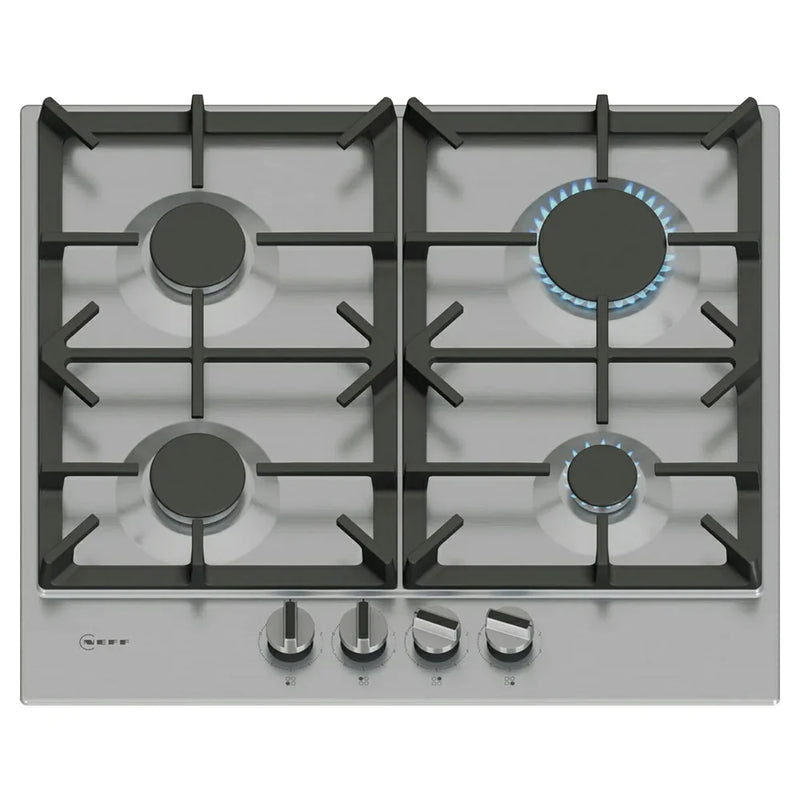 Neff N70 60cm Gas Hob - Stainless Steel | T26CIP8N0