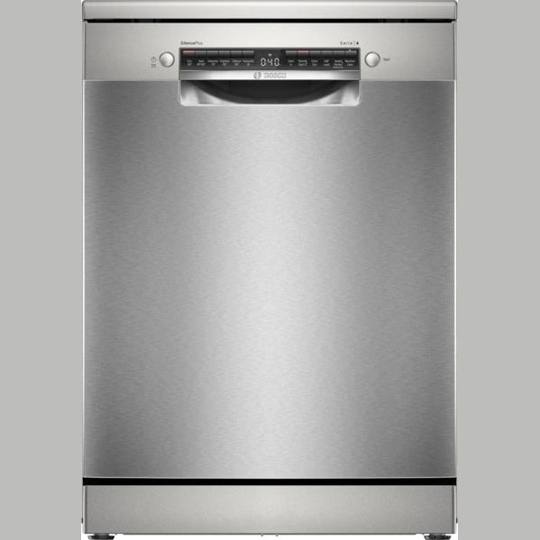 Bosch Series 4 Freestanding Dishwasher - Brushed Steel | SMS4EKIO6G