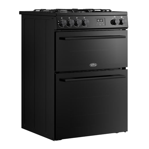 Belling 60cm Black Ceramic Double Oven Cooker - BFSE61DOBK