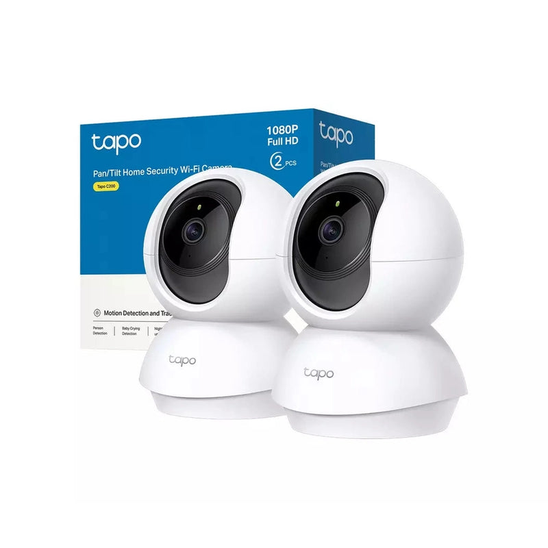 TP Link Tapo 2 Pack Pan & Tilt Home Security WiFi Camera | TAPOC200P2
