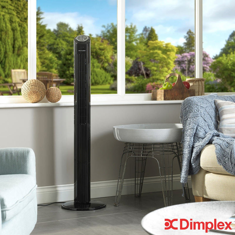 Dimplex Mont Blanc Super Slim Tower Cooling Fan - Black | DXMBCF