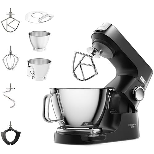 Kenwood Titanium Chef Baker Stand Mixer - Black | KVC85.004BK