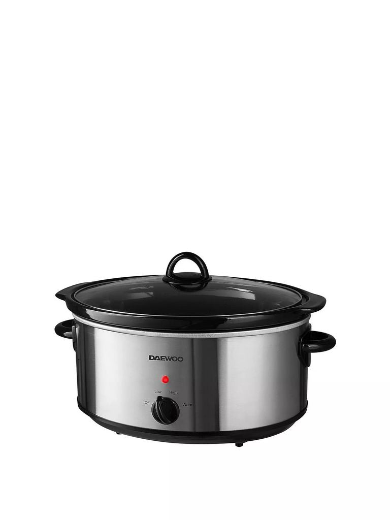 Daewoo 6.5L Slow Cooker - Stainless Steel | 406153