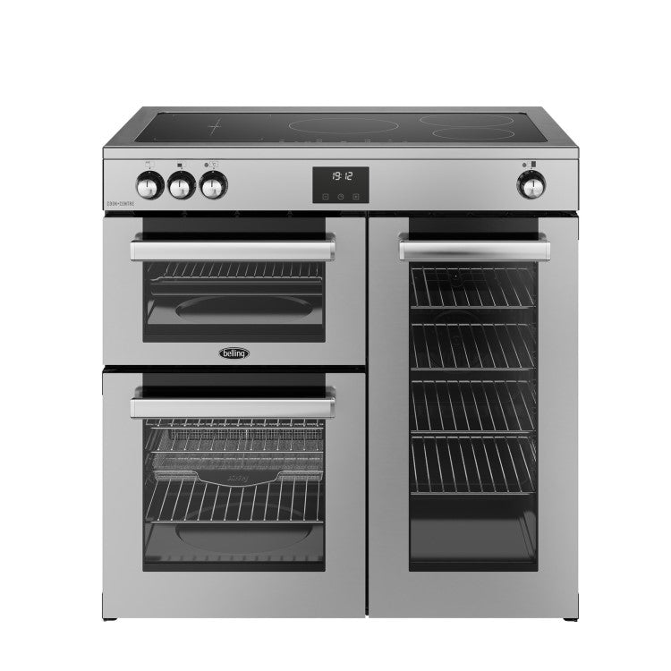 Belling 90cm CookCentre Induction Range Cooker - Stainless Steel | CC90EiSTA