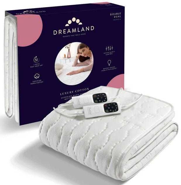 Dreamland Double Bed Cosy Dreamer Superior Cotton Electric Under Blanket With Dual Control | 16995C