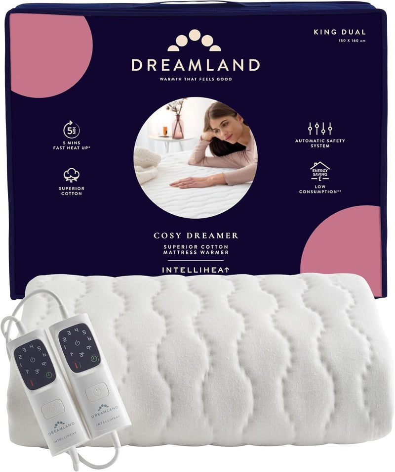 Dreamland King Bed Cosy Dreamer Superior Cotton Electric Under Blanket With Dual Control | 16999