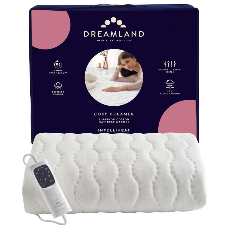 Dreamland Double Bed Cosy Dreamer Superior Cotton Electric Under Blanket With Single Control | 26200