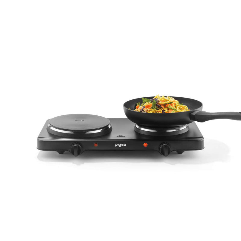 Progess Double Hot Plate - Stainless Steel | EK6674P
