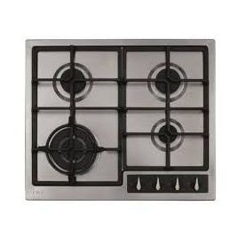 Cda HG6351SS 4 burner gas hob, cast iron pan supports , WB