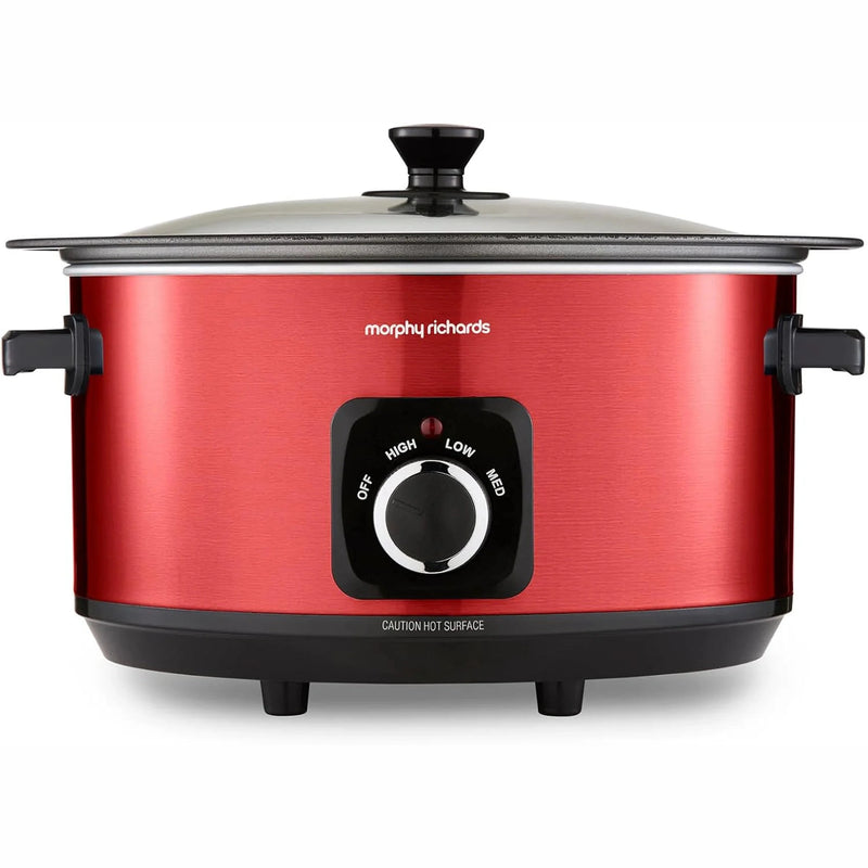 Morphy Richards 6.5L Slow Cooker - Red | 461026