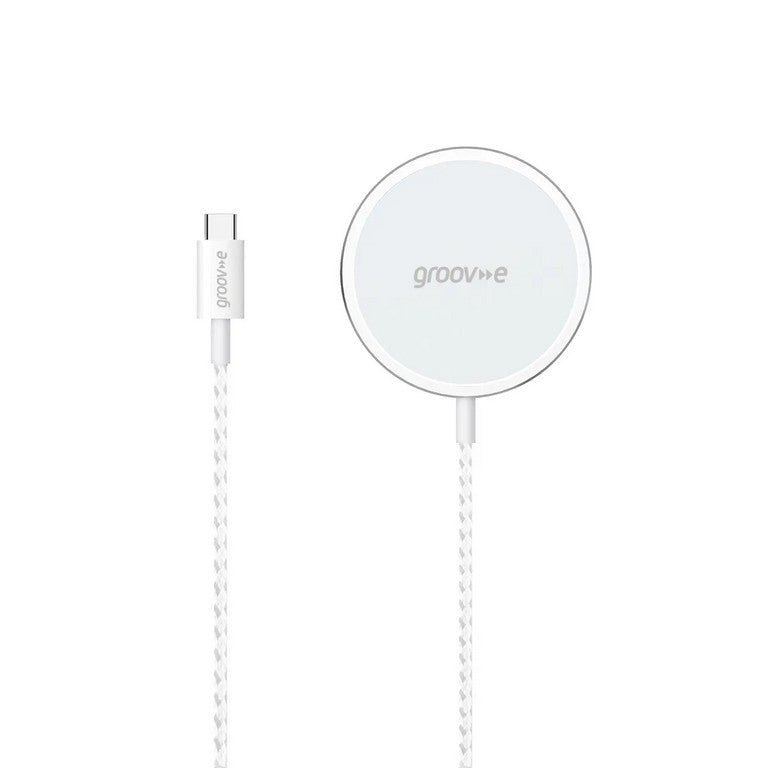 Groove Magnetic Wireless Charger - White | GVMA141WE