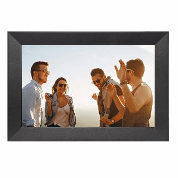 Inov8 10-Inch Digital Picture Frame With Frameo - White & Black | DPF1001BK