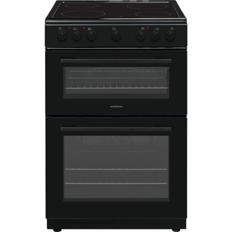 NordMende 60cm Twin Cavity Electric Cooker CTEC63BK