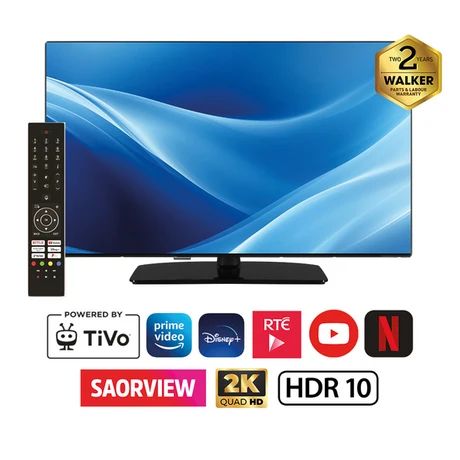 Walker 32" Smart TV With Tivo - Black | WPS32261HD