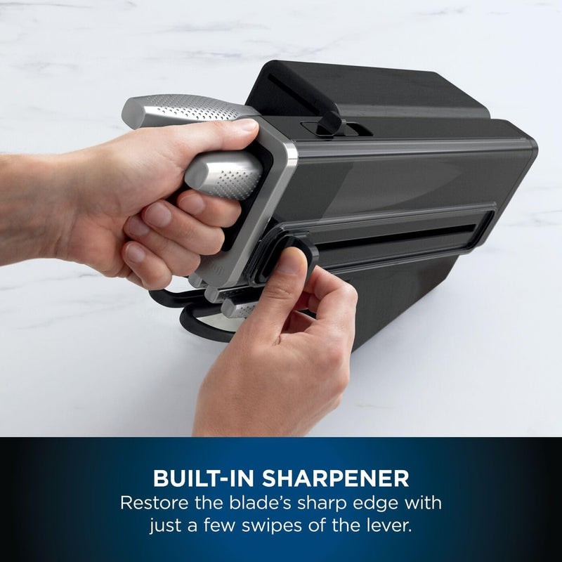 Ninja StaySharp 14-Piece Stainless Steel Knife Set Block with Built-In Sharpener | K62014EUUK