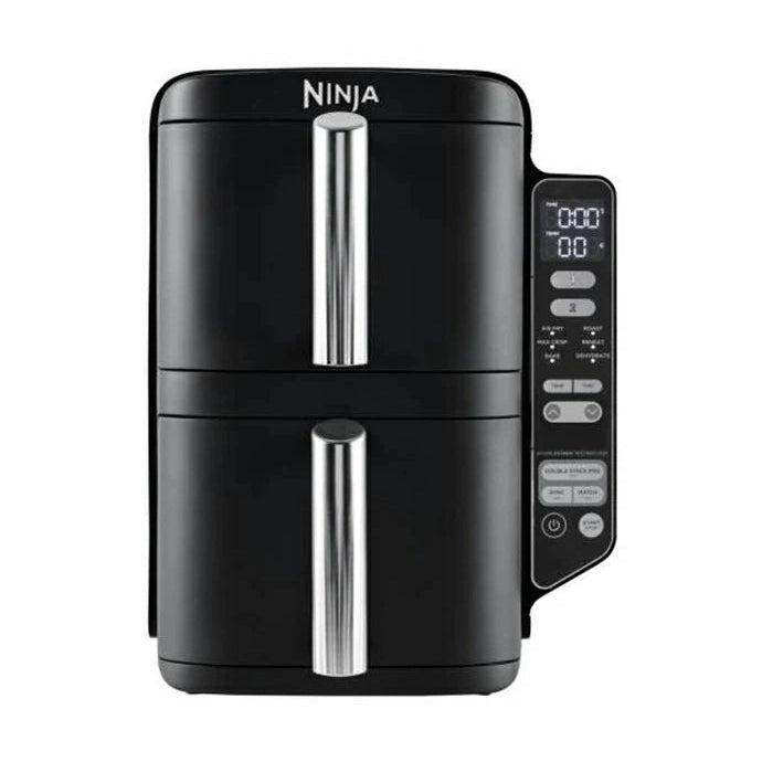 Ninja 7.6L Double Stack 2 Drawer Air Fryer - Black | SL300UK