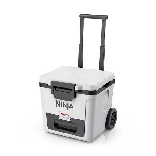 NINJA FrostVault 30QT/28L Wheeled Cooler with Dry Zone, Cloud White FB230UKWH