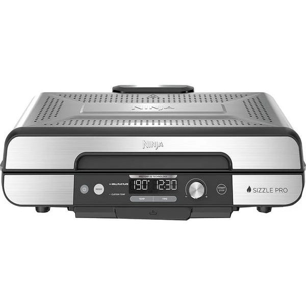 Ninja Sizzle Pro XL Grill & Flat Plate - Black & Silver | GX101UK