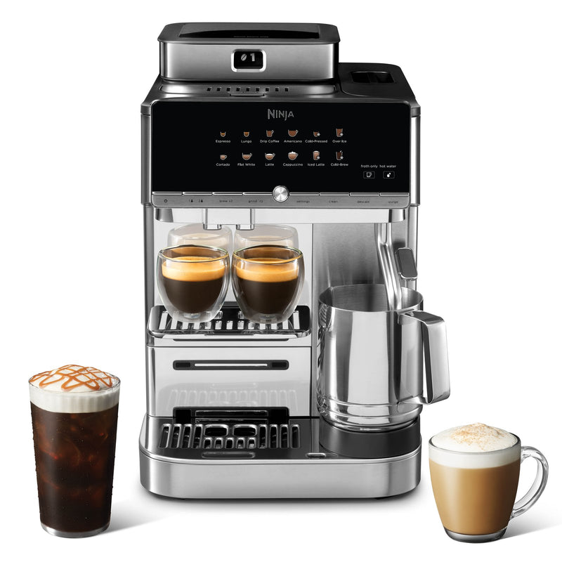Ninja AutoBarista Pro Espresso Coffee Machine - Black/Stainless Steel | AE1051UK
