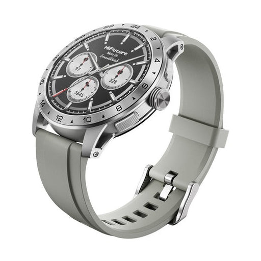 HiFuture FLEX2 Sports/Fitness Smart Watch 1.39" FHD Display - Silver