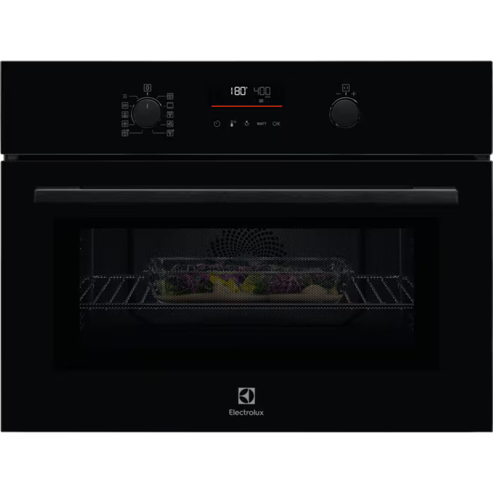 Electrolux 600 CombiQuick Microwave With Built-In Oven - Black | EVLDE46GK