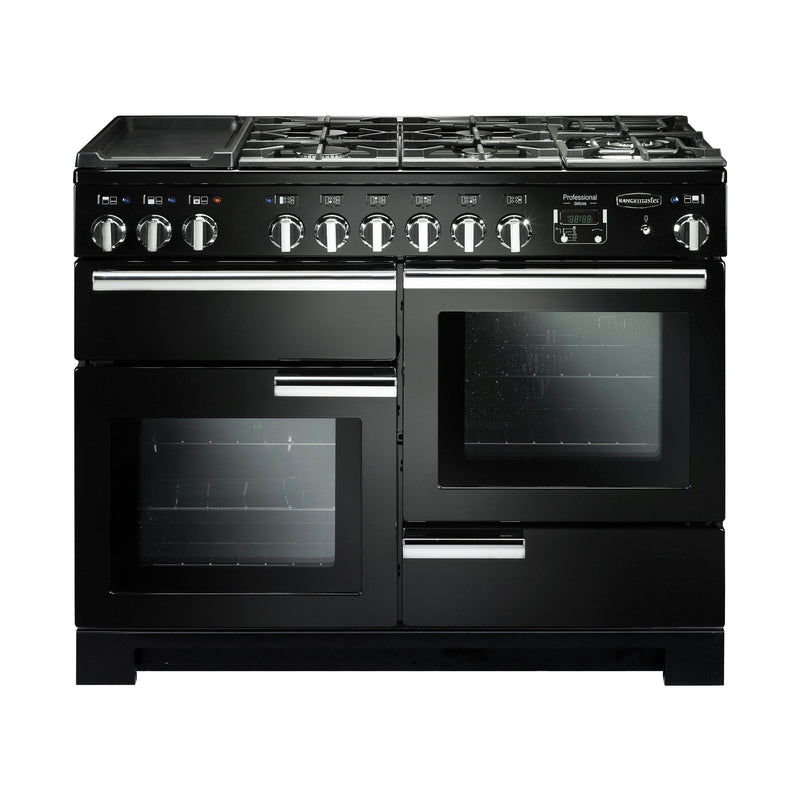 PROFESSIONAL DELUXE 110 DUAL FUEL - BLACK WITH CHROME TRIM