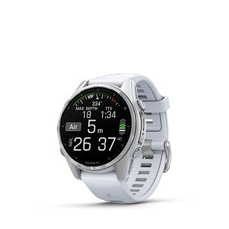 Garmin Fenix 8 43mm Smartwatch - Whitestone | 49-GAR-010-02903-00