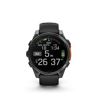 Garmin Fenix 8 47mm Amoled Smartwatch - Slate Grey/Black | 49-GAR-010-02904-00