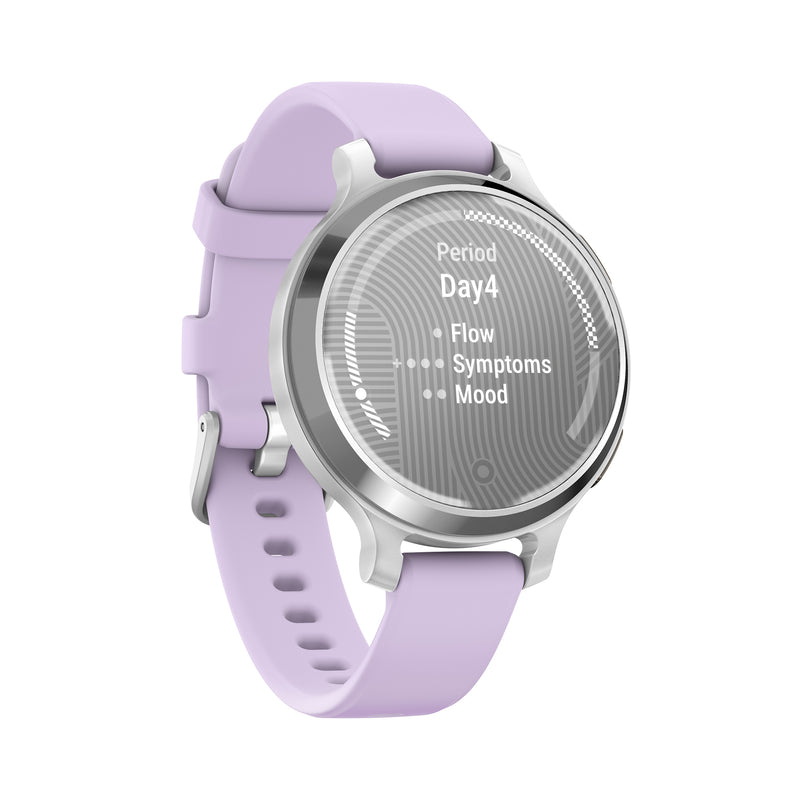 Garmin Lily 2 Active Smartwatch - Silver/Purple Jasmine | 49-GAR-010-02891-01
