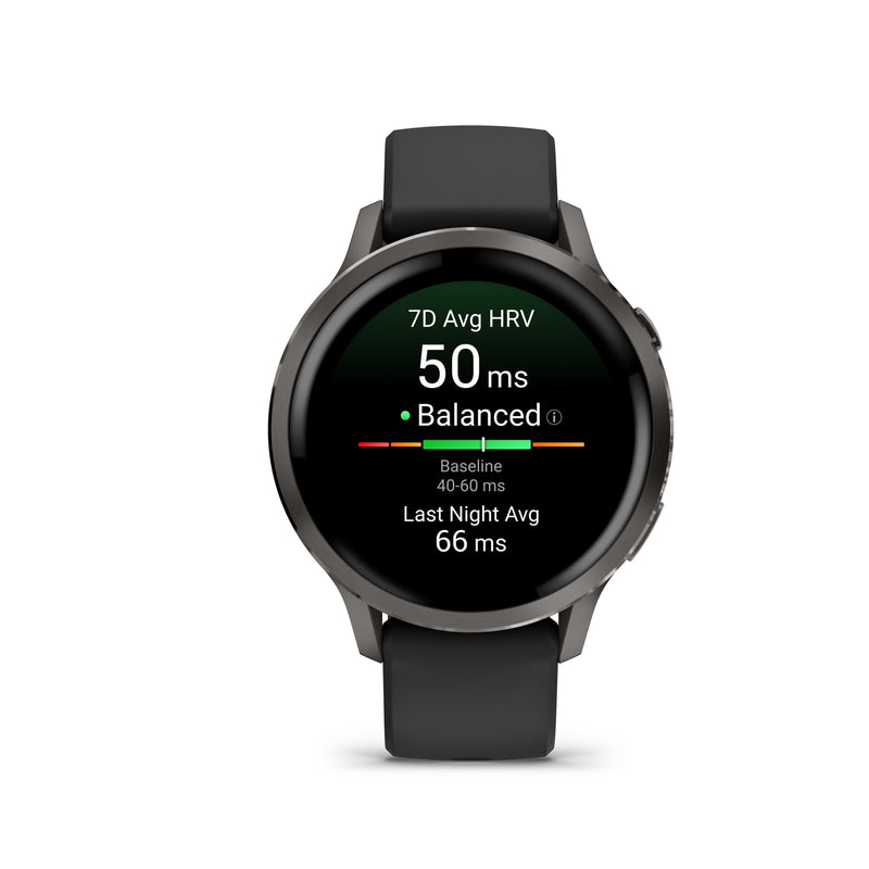 Garmin Venu 4 41mm Smartwatch - Black/Slate | 49-GAR-010-03013-02